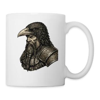 Légende viking viking marin Odin Raven Fighter - Mug blanc - blanc - Droite