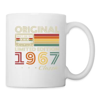1967 Vintage Rétro Cadeau D'anniversaire - Mug blanc - blanc - Droite