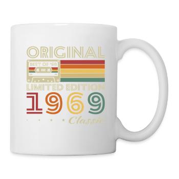 1969 Vintage Rétro Cadeau D'anniversaire - Mug blanc - blanc - Droite