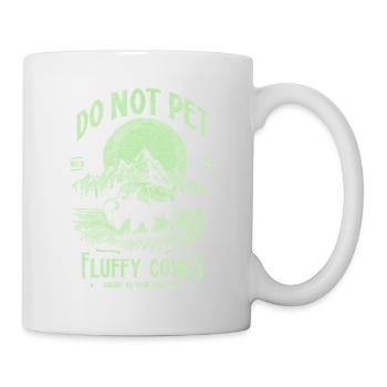 Les bisons vintage ne caressent pas les vaches duveteuses Bizons drôles - Mug blanc - blanc - Droite