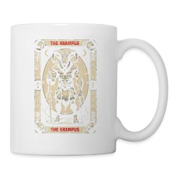 Les créatures mythologiques de Krampus - Mug blanc - blanc - Droite