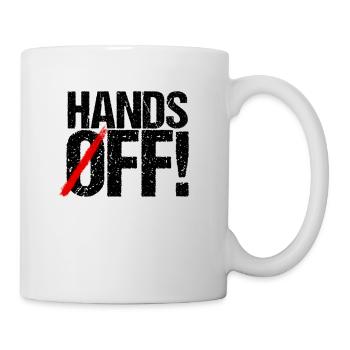 Hands Off Greenland - Tasse - Weiß - Rechts