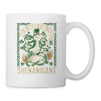 Skeleton Leprechaun Shenanigan - Mug - white - Right