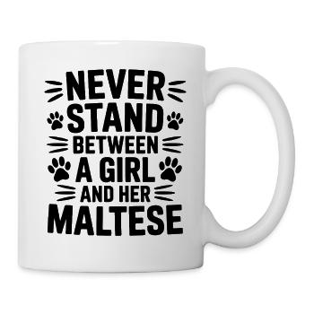 Maltese Sayings Dogs Funny Maltese Gift - Mug - white - Right