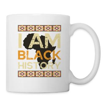 I Am Black History - Tasse - Weiß - Rechts