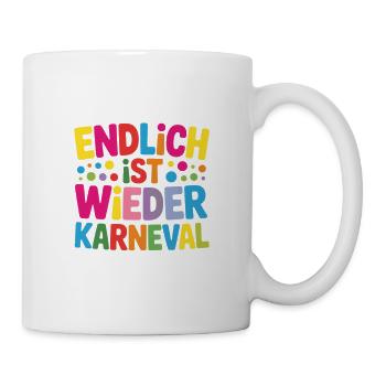 Karneval Kostüm  - Tasse - Weiß - Rechts