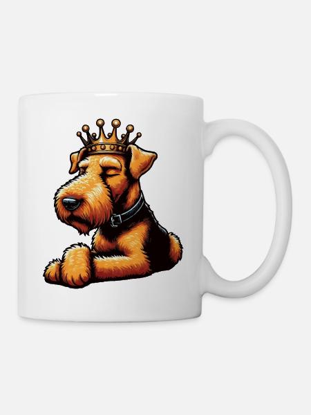 Airedale Terrier Airedales Airedaleliebhaber - Tasse - Weiß