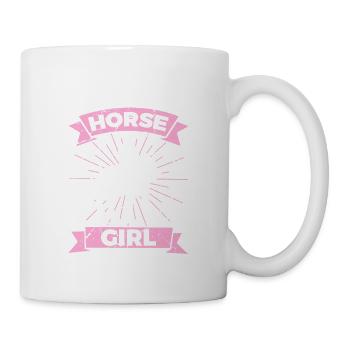 Nur ein Pferdemädchen - Tasse - Weiß - Rechts