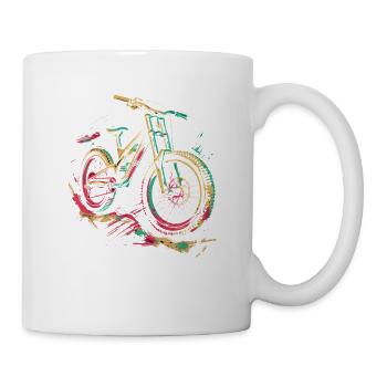 VTT rétro - Mug blanc - blanc - Droite