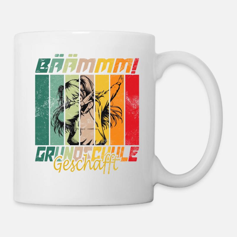 Grundschule Geschafft 2026 Grundschule Abschied - Tasse - Weiß
