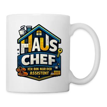 Chef de maison – Je ne suis que l’assistante - Mug blanc - blanc - Droite