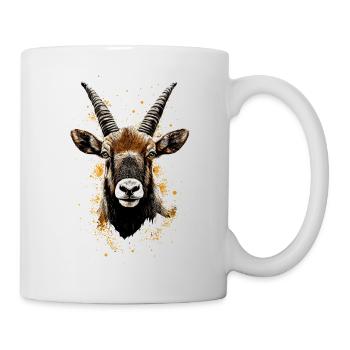Capricorn Goat Alpine Ibex Capricorn Goats - Mug - white - Right