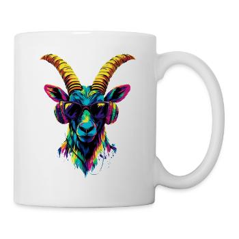 Capricorn Goat Alpine Ibex Capricorn Goats - Mug - white - Right