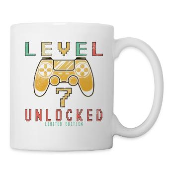Level 7 Unlocked Limited Edition - Tasse - Weiß - Rechts