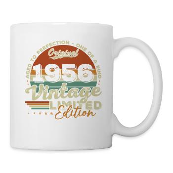 1956 Vintage Rétro Cadeau D'anniversaire - Mug blanc - blanc - Droite