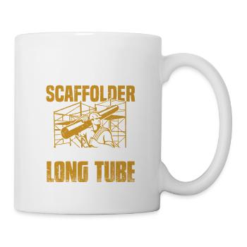 Échafaudage Installateur Constructeur Ouvrier Construction - Mug blanc - blanc - Droite