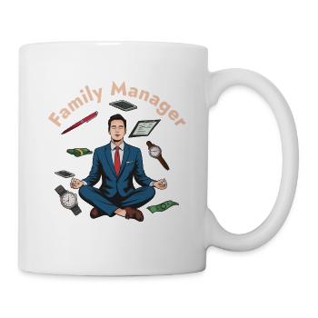 Familienmanager Zen: Finanzen & Balance - Tasse - Weiß - Rechts