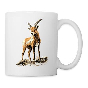 Capricorn Goat Alpine Ibex Capricorn Goats - Mug - white - Right