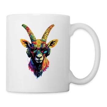 Capricorn Goat Alpine Ibex Capricorn Goats - Mug - white - Right
