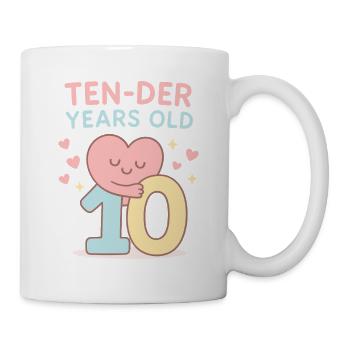 Cadeau d’anniversaire Dix Les Années 10 - Mug blanc - blanc - Droite