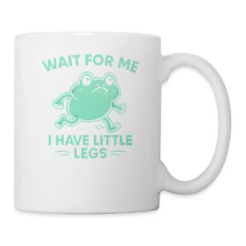 Grenouille qui dit Humour Meme Hume Petites jambes drôles - Mug blanc - blanc - Droite