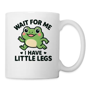 Grenouille qui dit Humour Meme Hume Petites jambes drôles - Mug blanc - blanc - Droite