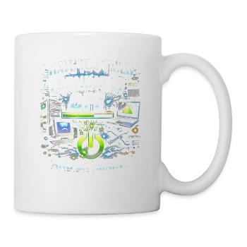 Hast du es aus- und wieder eingeschaltet - Tasse - Weiß - Rechts