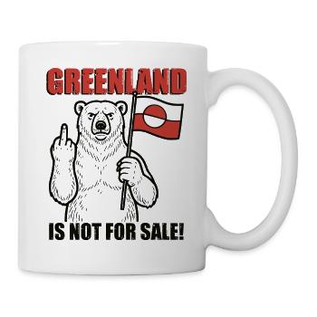 Greenland Is Not For Sale - Tasse - Weiß - Rechts