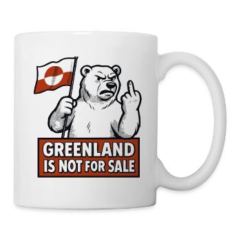 Greenland Is Not For Sale - Tasse - Weiß - Rechts
