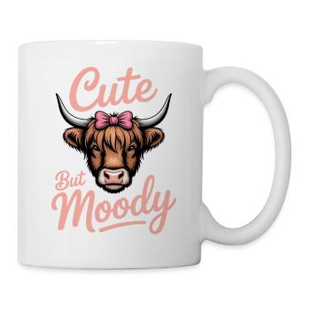 Dictons des Highlands Cattle Cadeau drôle drôle - Mug blanc - blanc - Droite