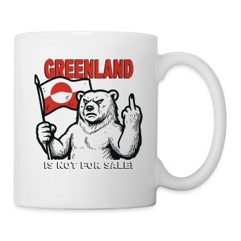 Greenland Is Not For Sale - Tasse - Weiß - Rechts