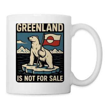 Greenland Is Not For Sale - Tasse - Weiß - Rechts