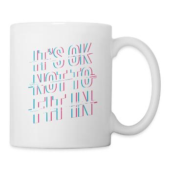It's Ok Not To Fit In Individuality Motivation - Mug - white - Right
