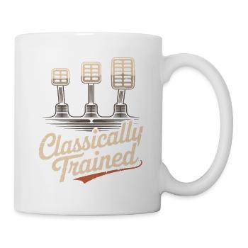 Classically Trained Petrolhead KFZ Mechaniker - Tasse - Weiß - Rechts