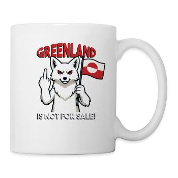 Greenland Is Not For Sale - Tasse - Weiß - Rechts