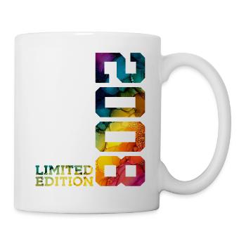 ÉDITION LIMITÉE 2008 18 ANS 18 ANS - Mug blanc - blanc - Droite