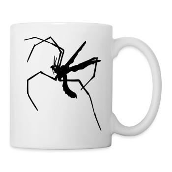 Moustique à longues pattes - Mug blanc - blanc - Droite