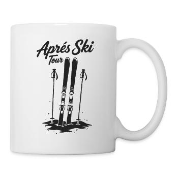Après-ski tour Skiing Winter holiday Group - Mug - white - Right