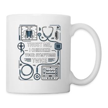 Nurse Practitioner Trust Me I Healthcare Worker - Tasse - Weiß - Rechts