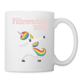 Driver's license 2026 passed car driving motorcycle - Mug - white - Right