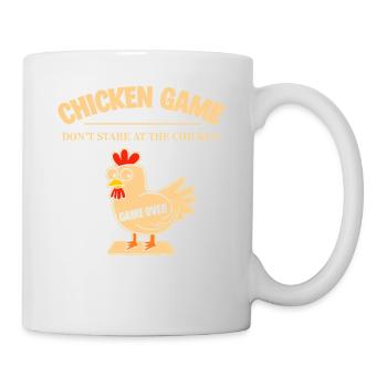 Poulet Game Over Humour Cartoon - Mug blanc - blanc - Droite