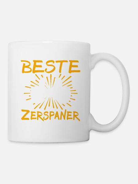 Zerspaner Geschenkidee - Tasse - Weiß