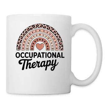 Pastel Rainbow Heart Therapy - Mug - white - Right