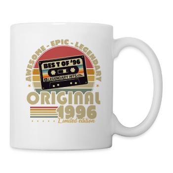 Original 1996 Vintage Vintage Birthday Retro - Mug - white - Right