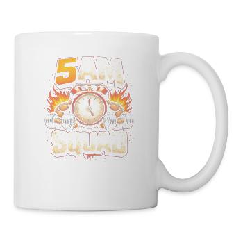 5AM SQUAD Strength Watch - Mug - white - Right