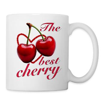 CHERRIES The best cherry - Mug - white - Right