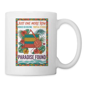 Encore un rang : le paradis a trouvé les amoureux du crochet - Mug blanc - blanc - Droite