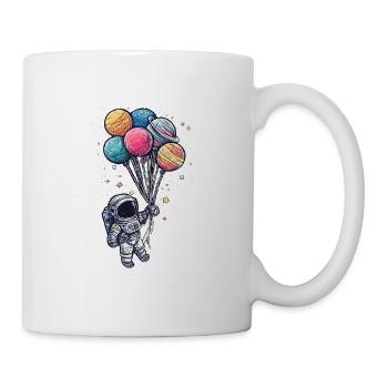 Weltraumhemden für Frauen - Tasse - Weiß - Rechts
