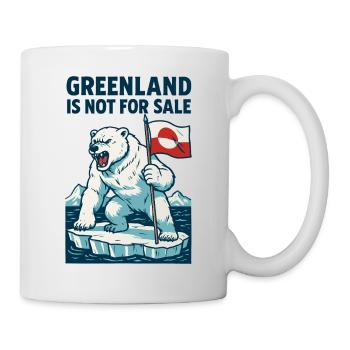 Greenland Is Not For Sale - Mug - white - Right