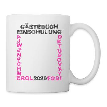 Guestbook School Enrollment 2026 Start of School School Child - Mug - white - Right